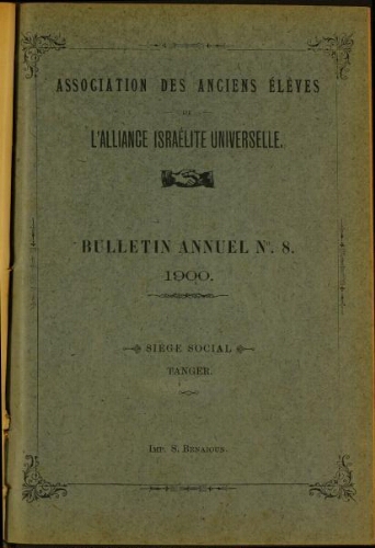 Association des anciens élèves de l'AIU Vol.08 1900